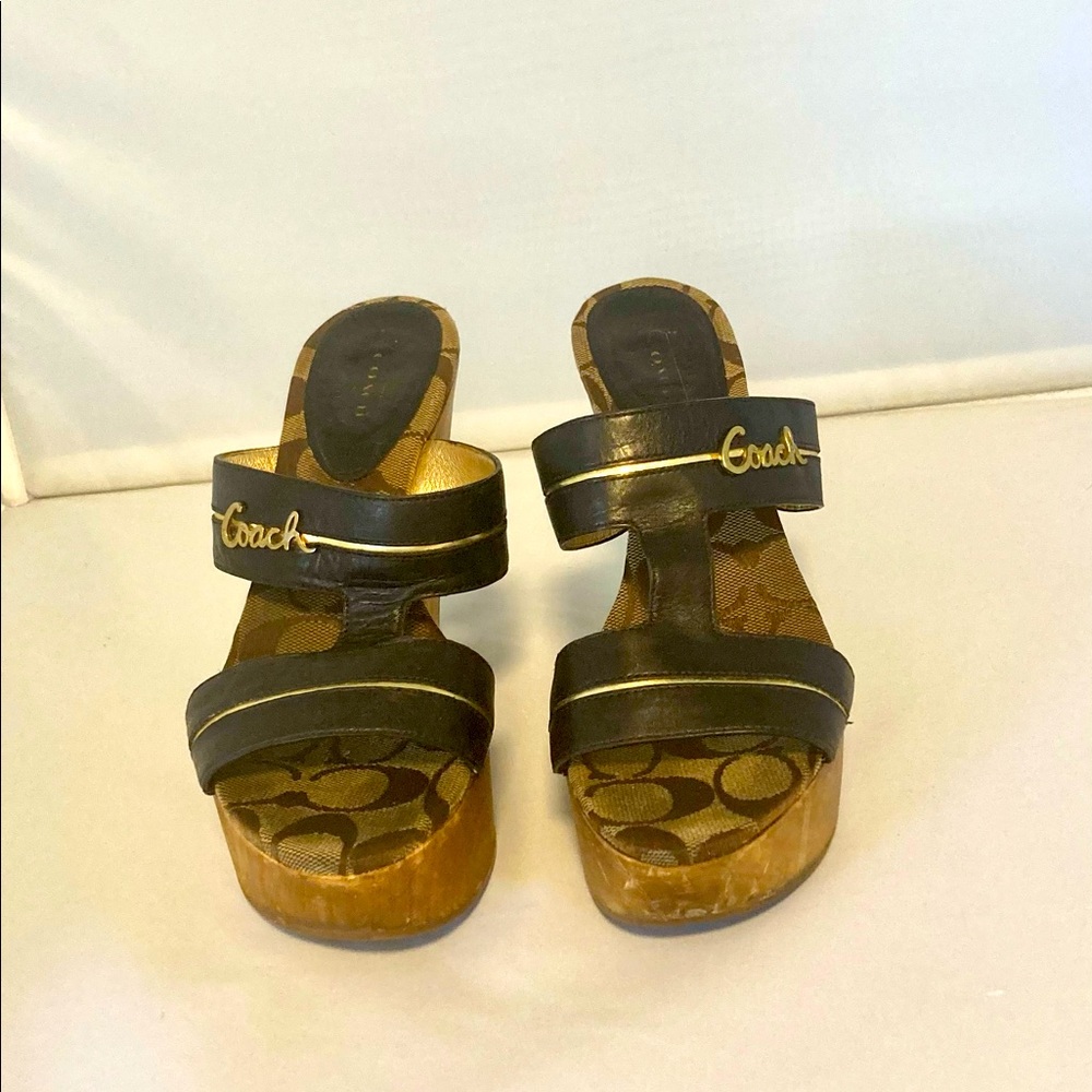 Coach platform shoes